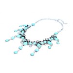 Tibetan Boho Turquoise Statement Necklace